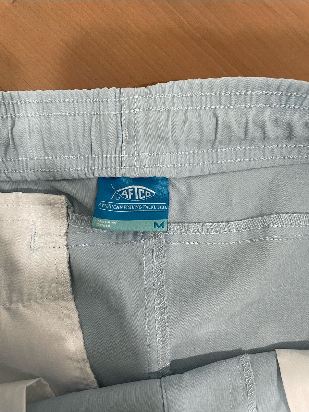 Light Blue Ladies AFTCO shorts - Picture 3 of 3